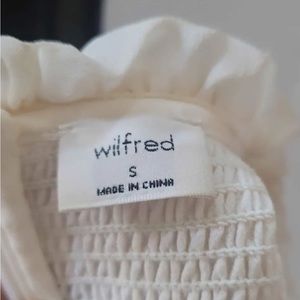 Ladies, Aritzia, Wilfred Tempest, blouse, cream, size small